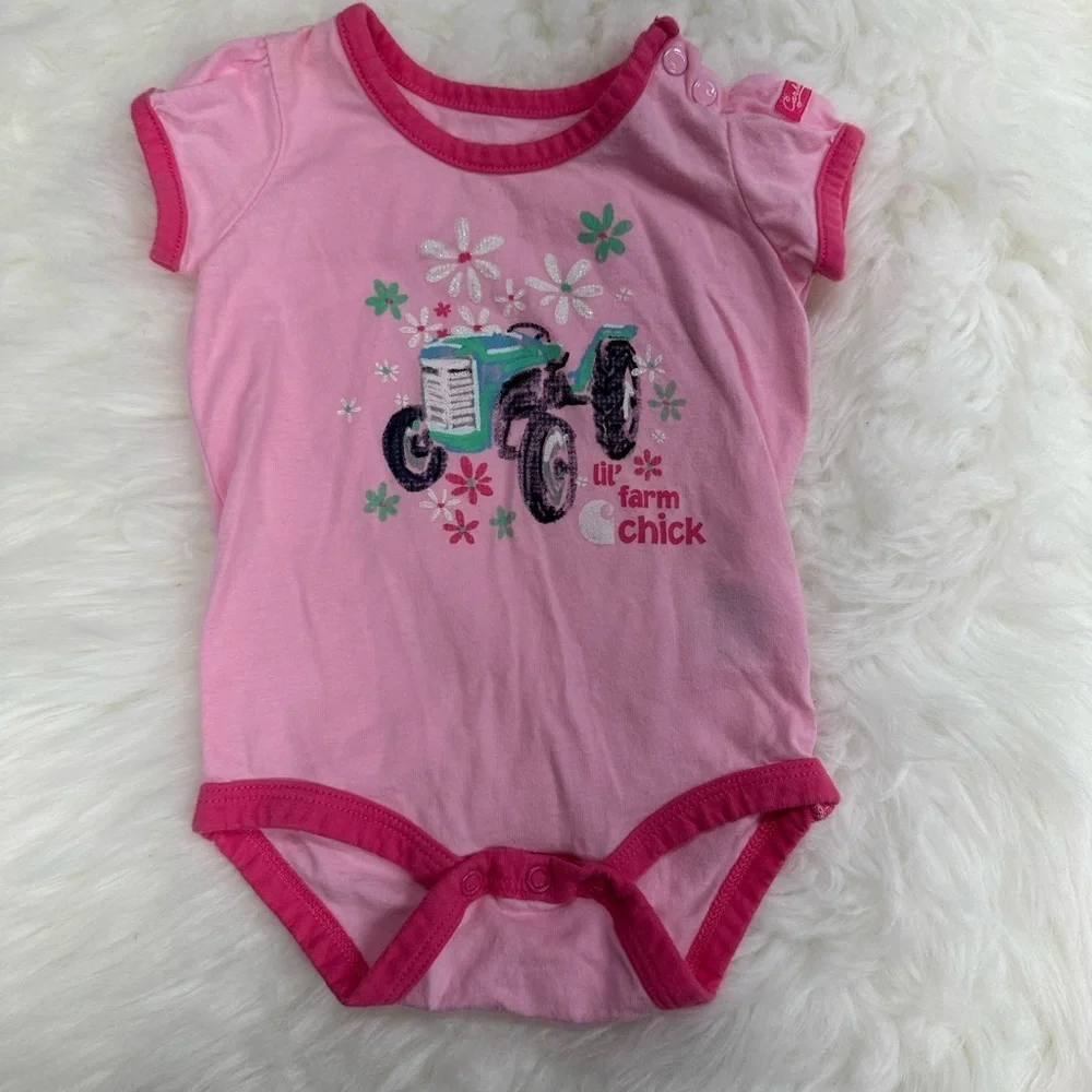 Carhartt Baby girl matching outfit set with Carter’s shorts